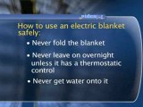 Fire Safety For Household Appliances : How do you safely use an electric blanket?