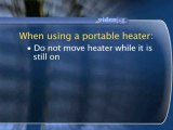 Fire Safety For Household Appliances : What should you consider when using a portable heater?