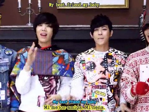 {CAL} F.Cuz Wanna be your love(spanish + romaji + hangul)