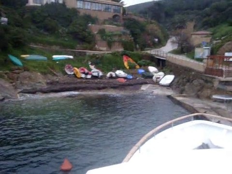 Appareillage de l'Ayguade de l'île du Levant