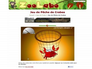Jeu d'Attrape crabes