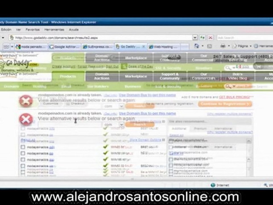 Busca un dominio para tu Blog en internet Parte 2
