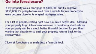 Should You Let Your House Go into Foreclosure?