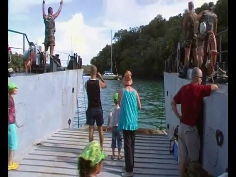 Visite aux iles du salut