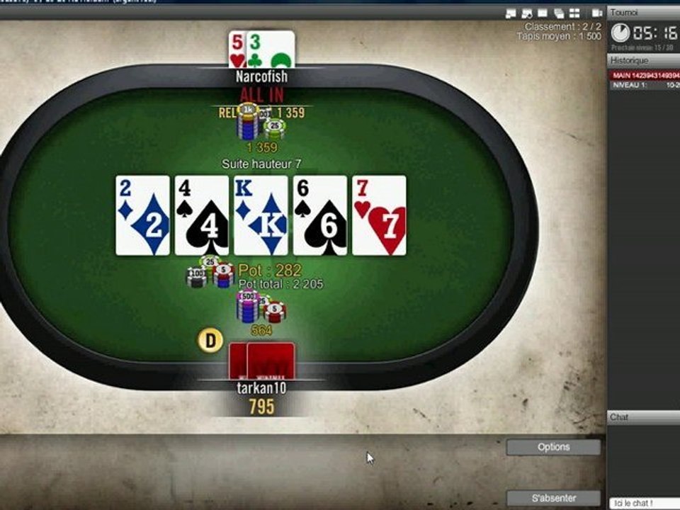 microlimite Heads Up rapide
