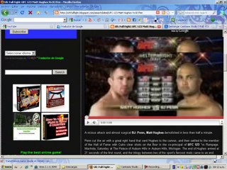 UFC 123 MATT HUGHES VS BJ PEN FIGHT
