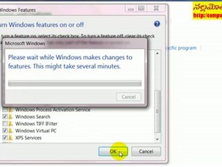 తెలుగు telugu telnet in Windows 7 and Vista