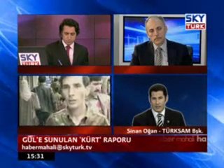 TÜRKSAM Başkanı Sinan OĞAN SKY TURK'te (Haber Mahali -1-)
