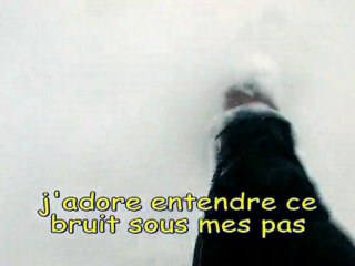 Balade dans la neige