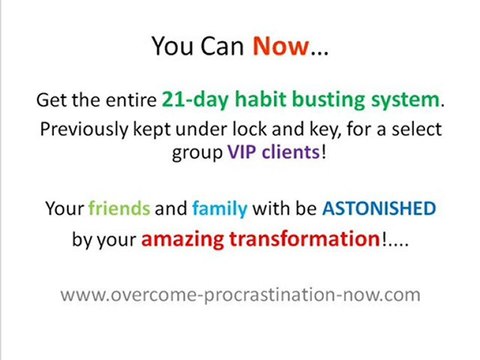 Procrastination solutions to get things done