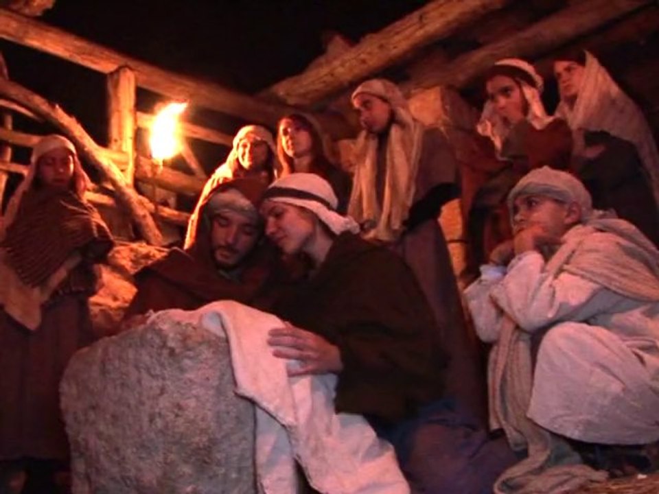 Une crèche vivante en Terre Sainte, à Nazareth