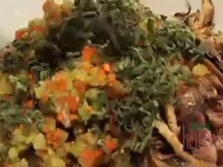 Mushroom Stuffed Herb Pork Crown