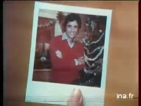 Pub Polaroid 1000 noël avec Sacha Distel 1979