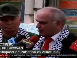 El pueblo palestina se solidariza con Venezuela