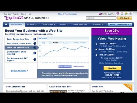 2011 Yahoo Web Hosting Review