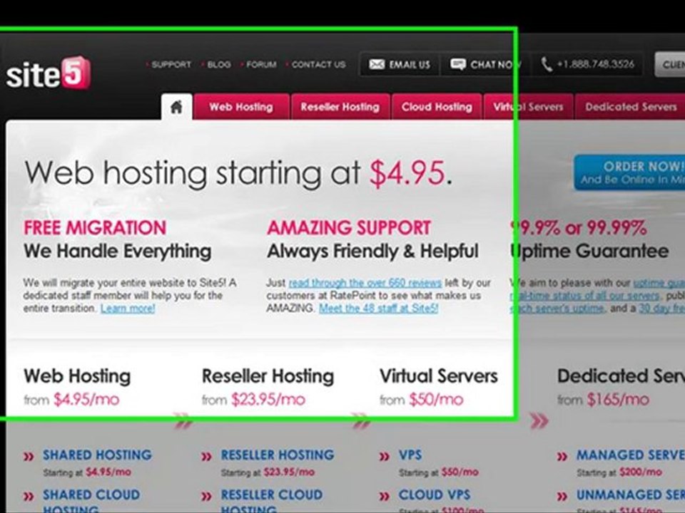 2011 Site5 Web Hosting Review