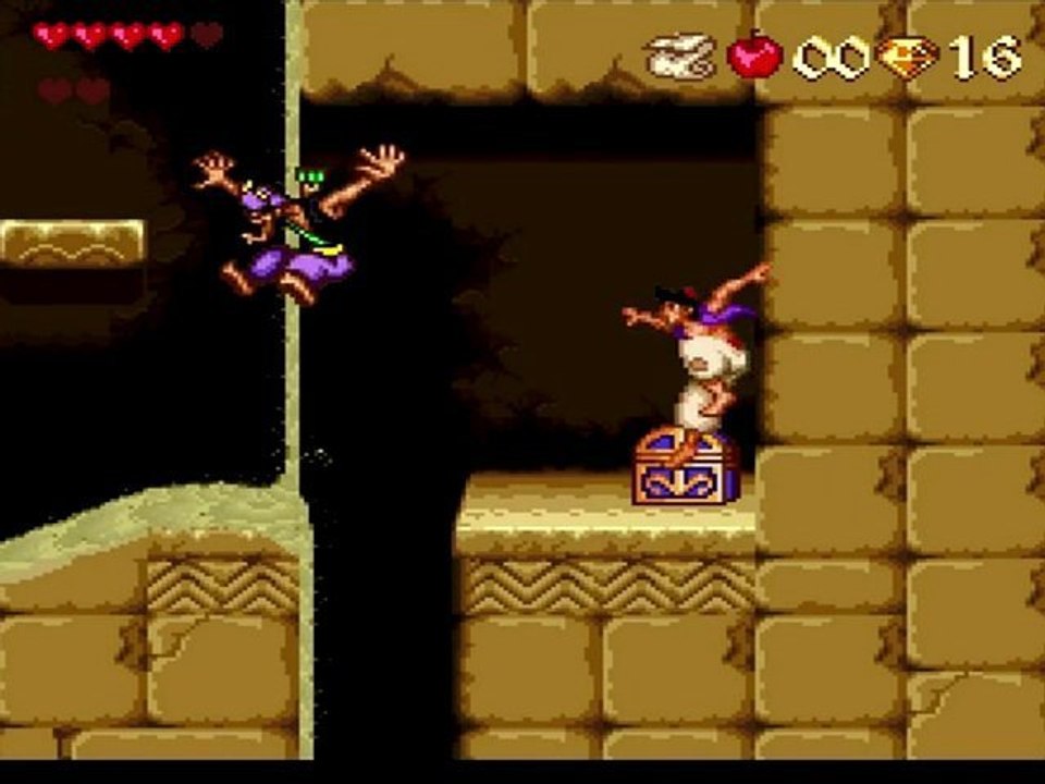 [Walkthrough Coop] Aladdin. 5/ La Vieille Pyramide [SNES]