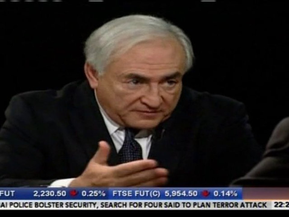 Interview de Dominique Strauss-Kahn par Charlie Rose 2-2