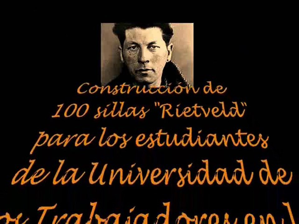 Cien Sillas Rietveld para Impa