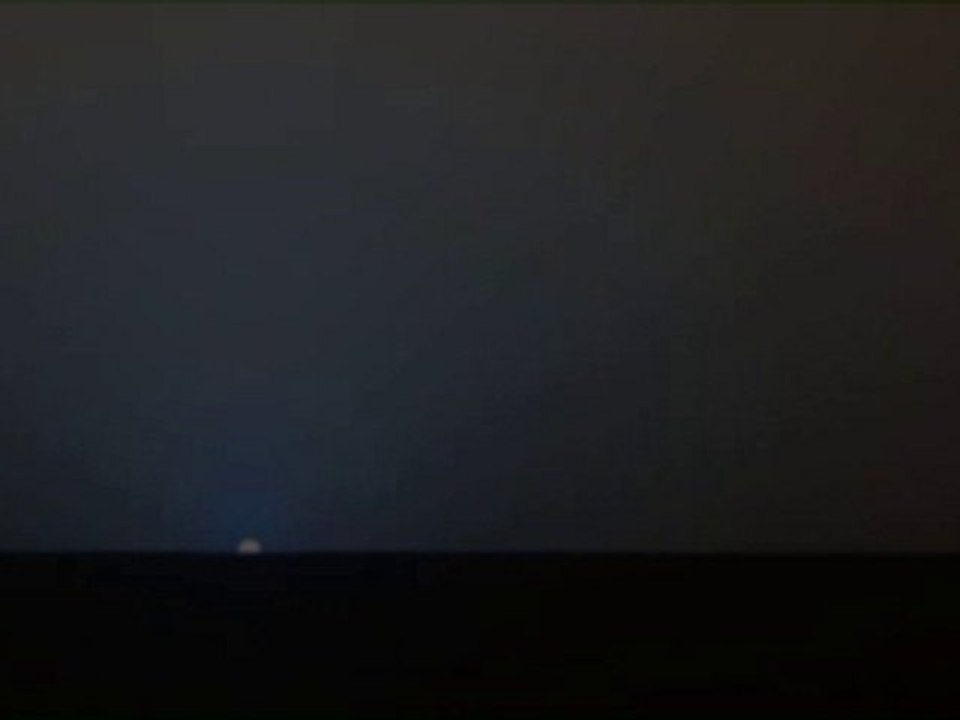 Coucher de Soleil sur Mars