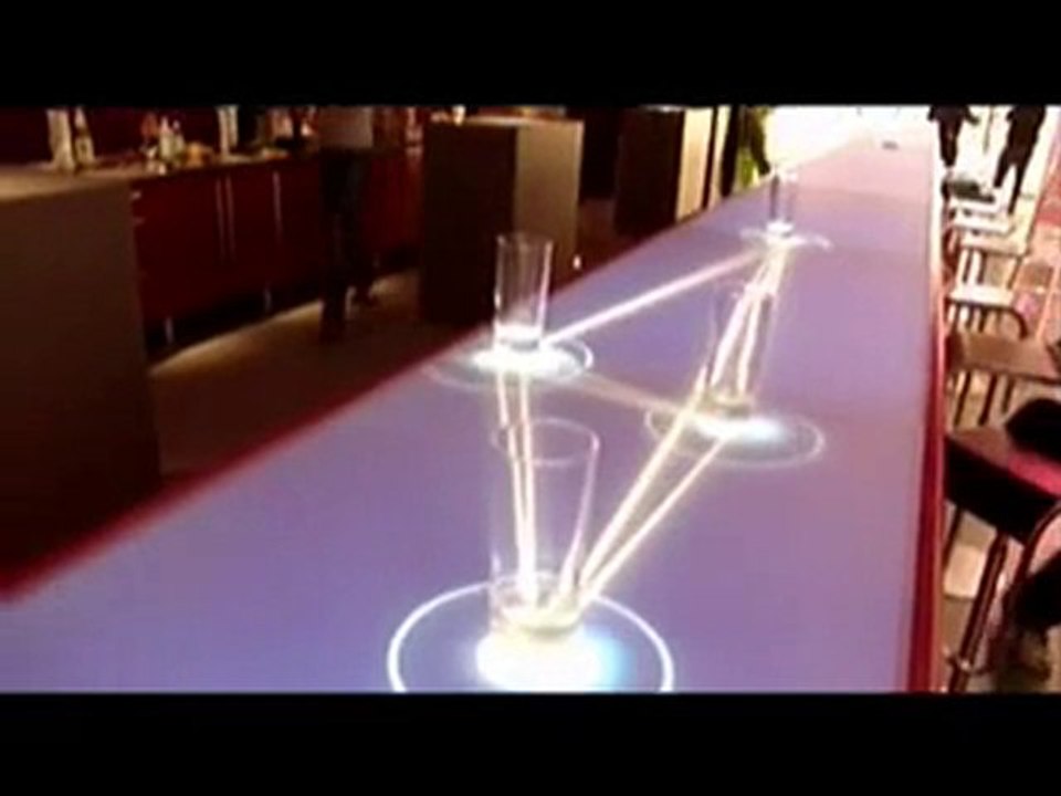 iBar - Hi Tech multitouch touchscreen Bar Table