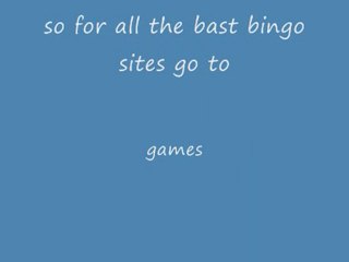 play online bingo games at www.gamesonlinebingo.co.uk