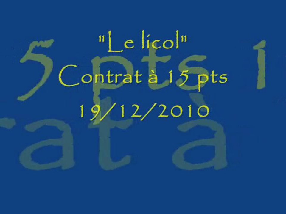 Test 1 : Uno et le licol