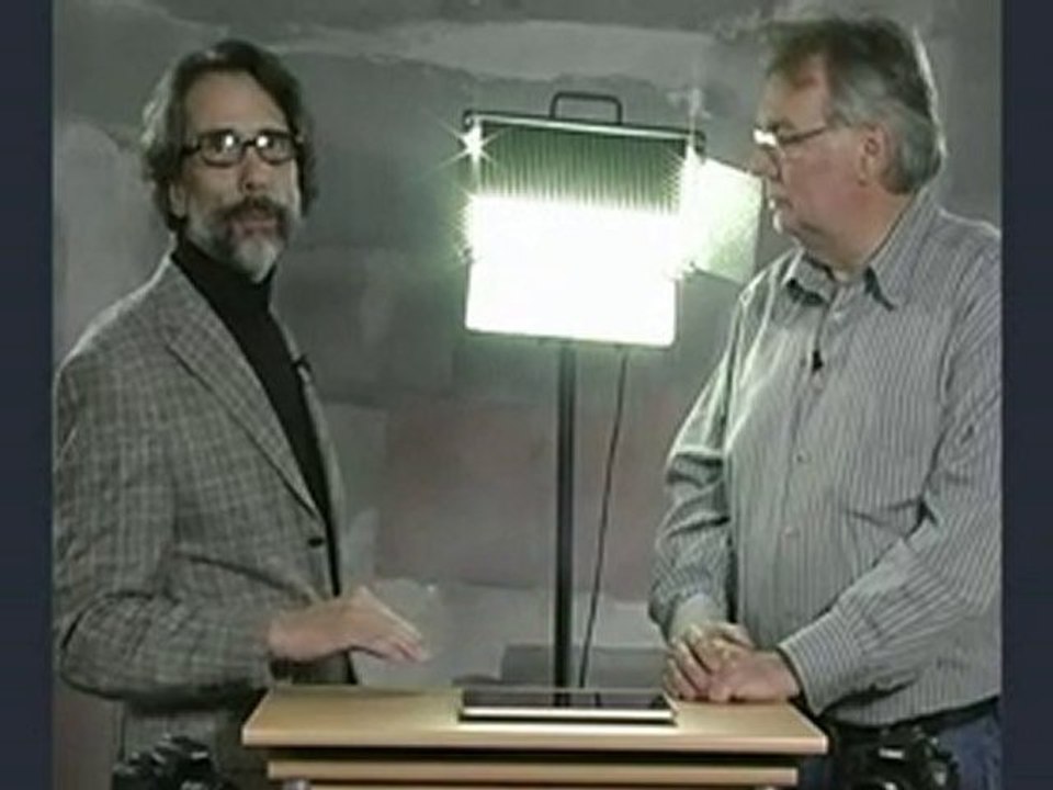 Flächenleuchte mit 500 LED (Tageslicht) FotoNewsTV