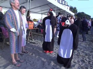 Fouesnant Cap Coz SNSM baignade de Noel RTL