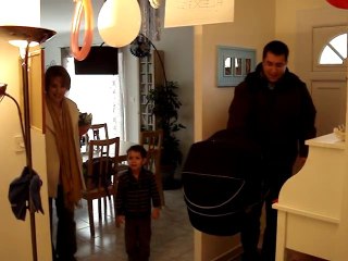 Le 21 décembre 2010, retour à la maison avec Alexis