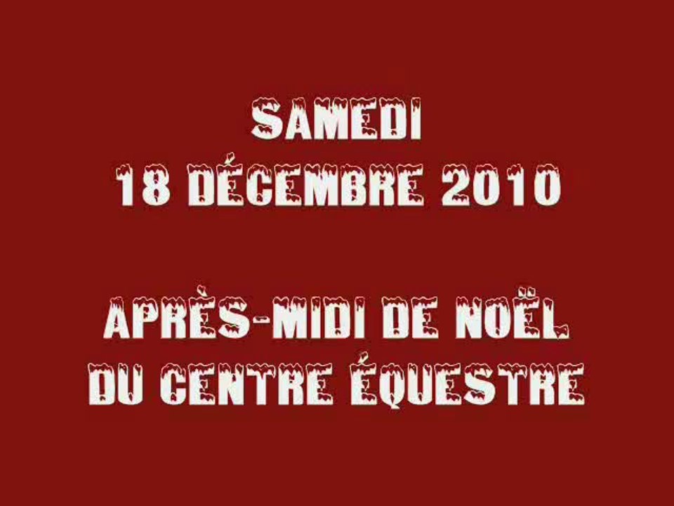 18 Décembre 2010 Noël au club