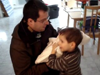 Le 21 décembre 2010, retour à la maison avec Alexis