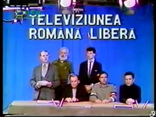 Magureanu la TVR in decembrie 89 cu Iliescu, Voican si Roman