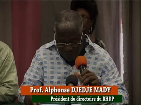 L'appel du RHDP à la désobéissance civile et pacfique