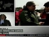 Morales entrega ayuda a Venezuela y recorre zonas afectadas junto a Chávez