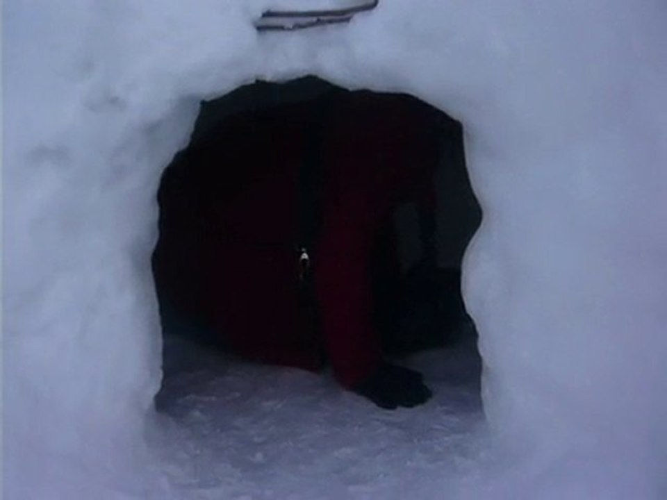 La visite d'un igloo au Parc Mont Royal