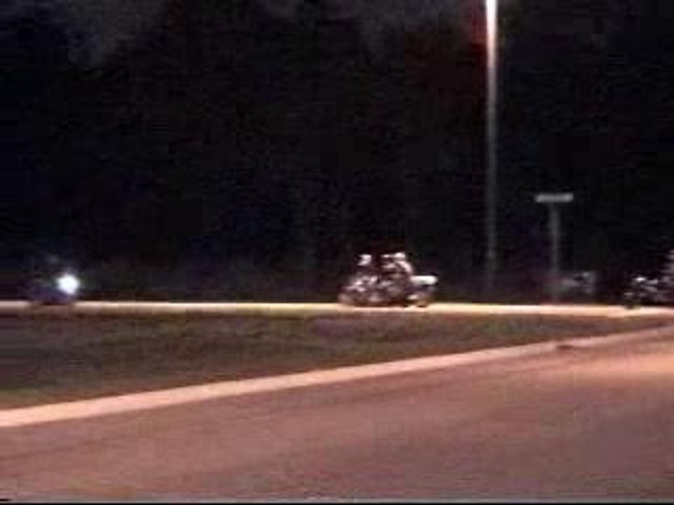 Chute en moto