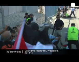 Demonstration in West Bank - no comment