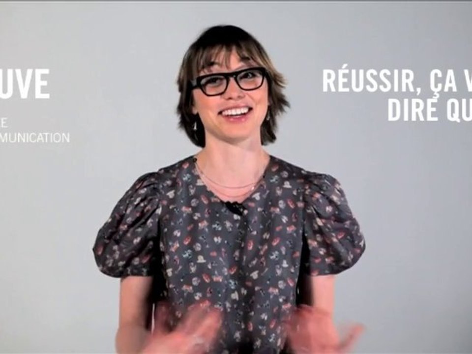 Réussir, ça veut dire quoi ?  Mauve, 25 ans