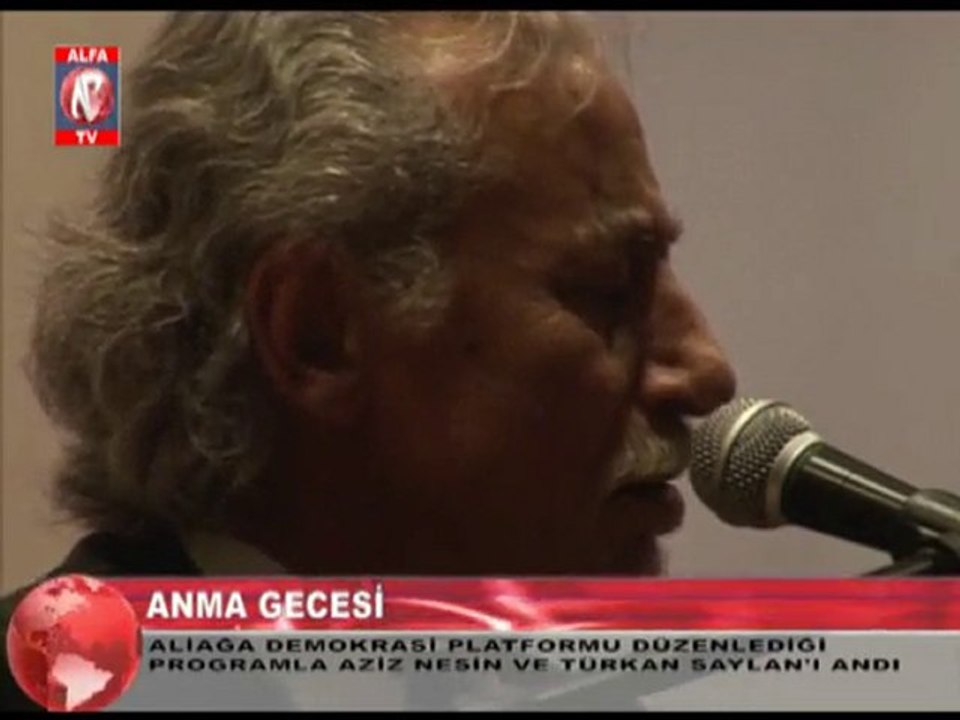 Aziz Nesin Türkan Saylan Aliağa'da Anıldı 3