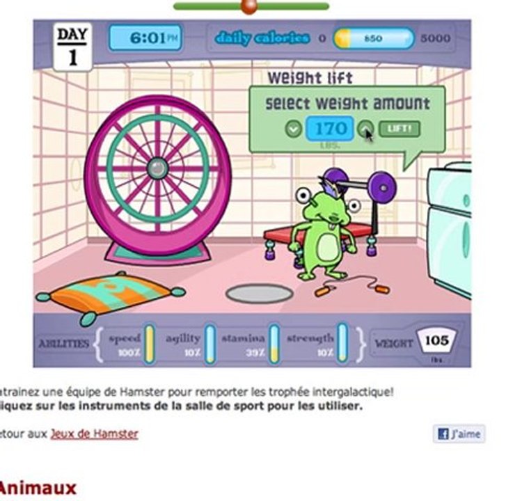 Un hamster aux jeux olympiques?
