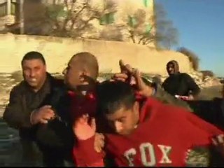 Palestinians clash with Israeli soldiers