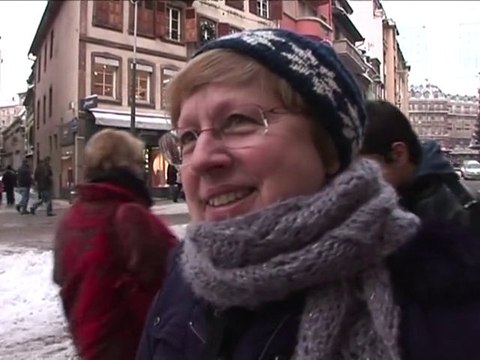 Froid: des Strasbourgeois sortent skis et chaussures chauffantes