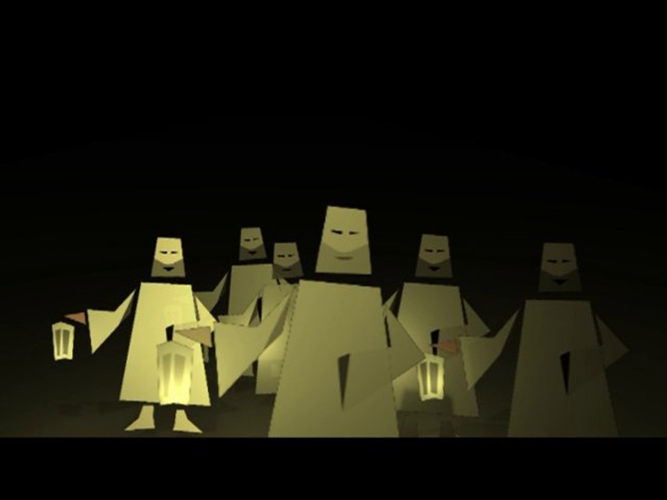 White winter and happy new year