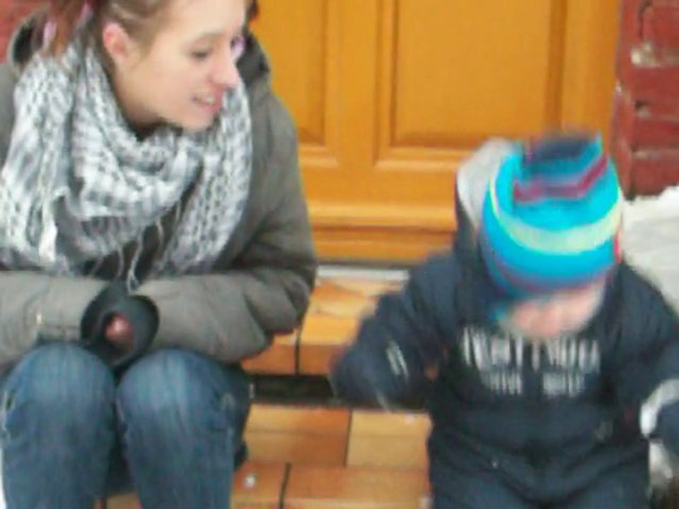 donolan dans la neige