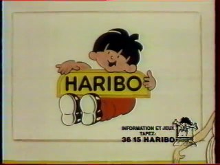 Publicité Haribo 1992