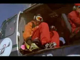 Extreme skiing - portrait