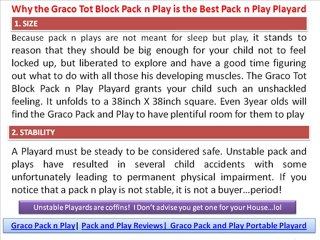 Pack and Play Reviews - Graco Pack and Play Playard