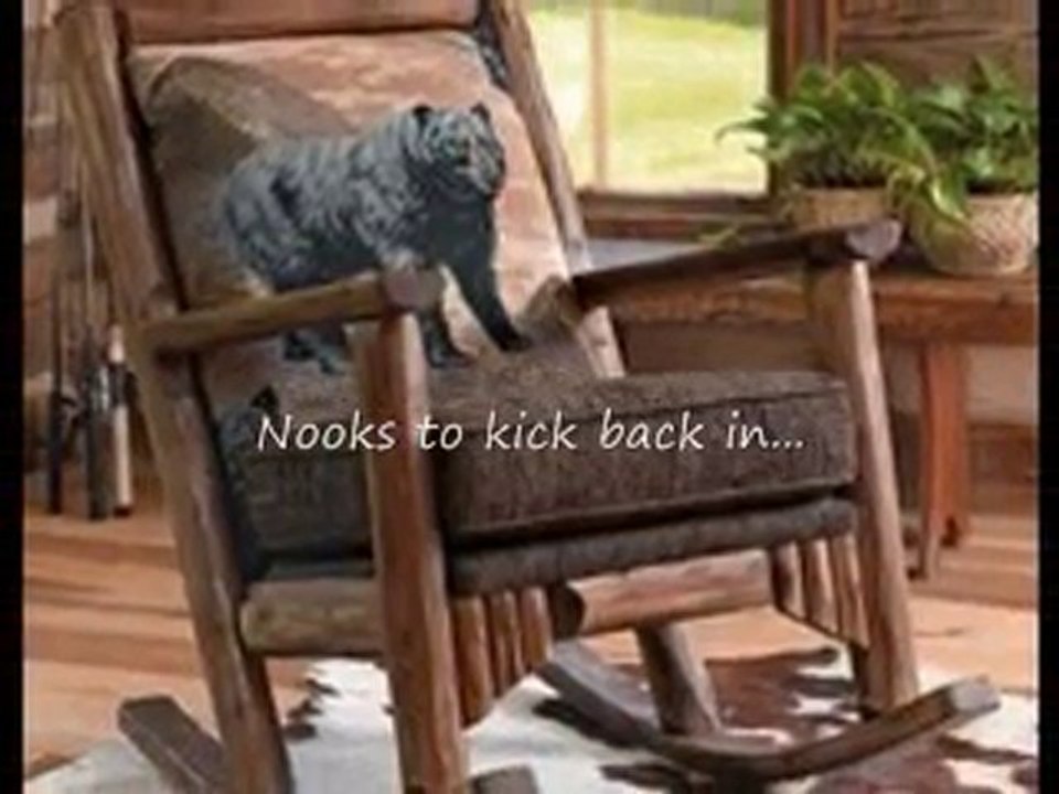 Rustic Black Bear Decor