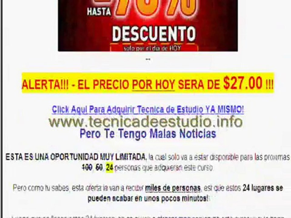 desarrollo mental (tecnica de estudio)